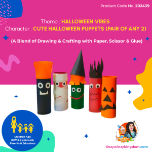 Cute Halloween Puppets (Pair of Any 2)
