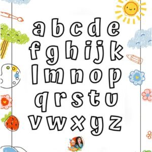 English Lowercase Alphabets (a-z)